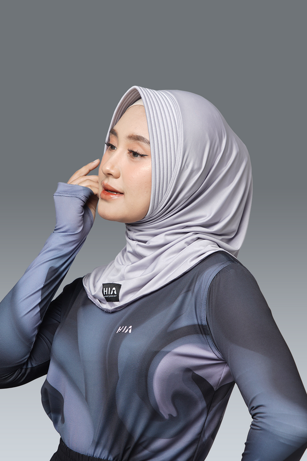 Aleena Hijab - Light Grey
