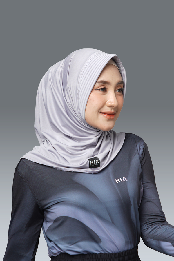 Aleena Hijab - Light Grey