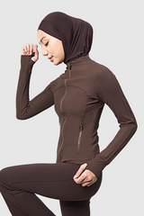 Lumi Slim Fit Sport Jacket - Brown