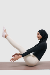 Lumi Fitted Sport Legging - Broken White