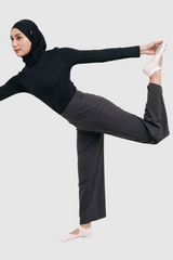 Lumi Straight Sport Legging - Grey