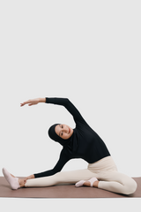 Lumi Fitted Sport Legging - Broken White