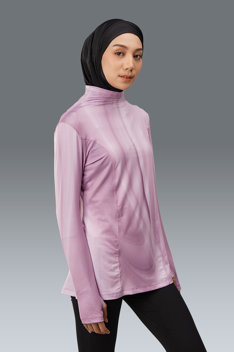 Nala Printed Long Sleeve - Pink