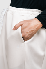 Nomi Barrel Sport Pants Olahraga - Broken White