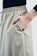 Runa Asymmetrical Midi Skirt - Khaki