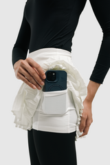 Lumi Pleats Sport Skort - Broken White