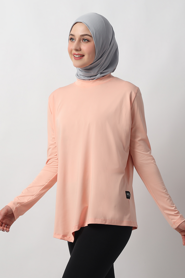 Taneeya Oversized Inner Top - Salmon