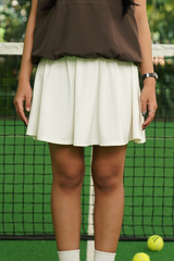 Alma Pleats Skirt - Broken White