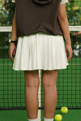 Alma Pleats Skirt - Broken White