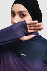 HIA Everywear X PRIOR Nala Printed Slim Fit Long Sleeve Shirt - Sunset Printed