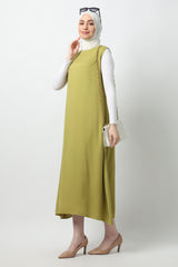 HIA Dailywear Marua Inner Dress - Dark Lime