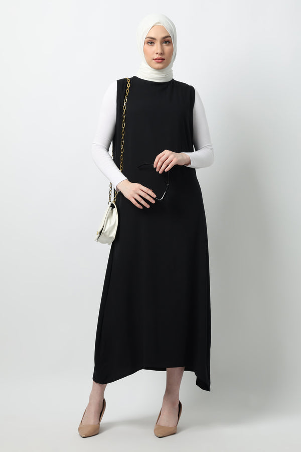 HIA Dailywear Marua Inner Dress - Black