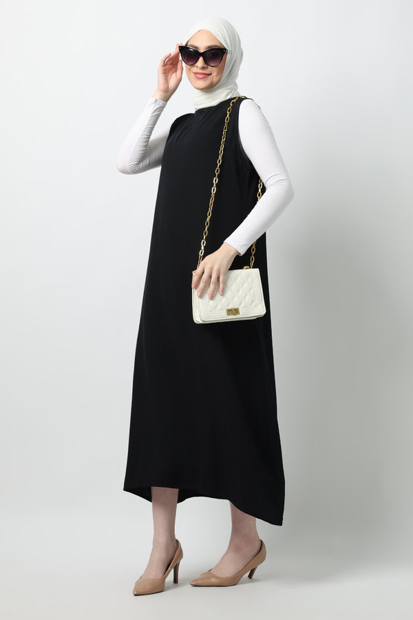 HIA Dailywear Marua Inner Dress - Black