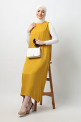 HIA Dailywear Marua Inner Dress - Mustard
