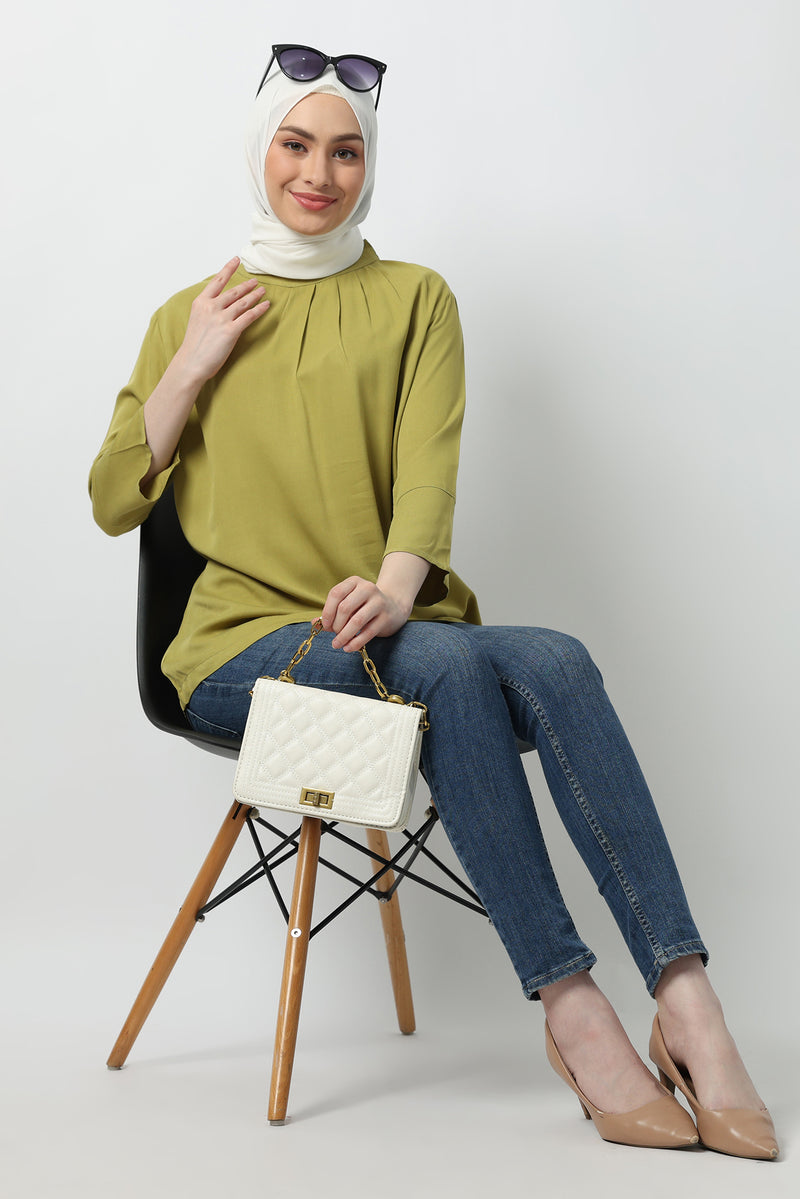 HIA Dailywear Louna Blouse - Dark Lime