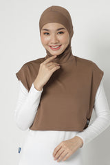 Albeela Hijab - Coklat Milo