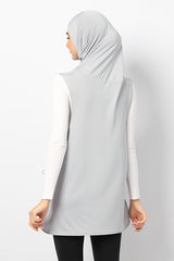 Aleeta Hijab - Light Grey