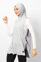 Aleeta Hijab - Light Grey