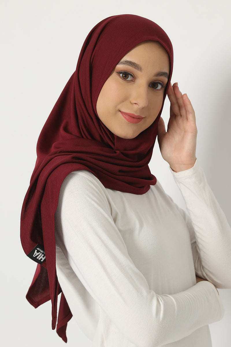 Ameera Hijab - Maroon