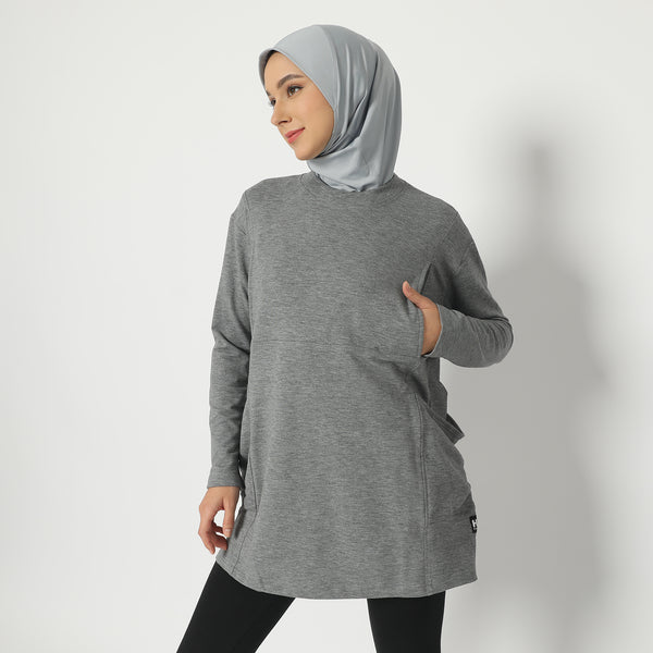 Daveena Top - Dusty Grey