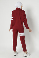 Eshal Set - Maroon